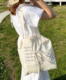 apres jour clair | 【apres jour clair】clairロゴトートBAG【ZOZOTOWN限定アイテム】(トートバッグ)