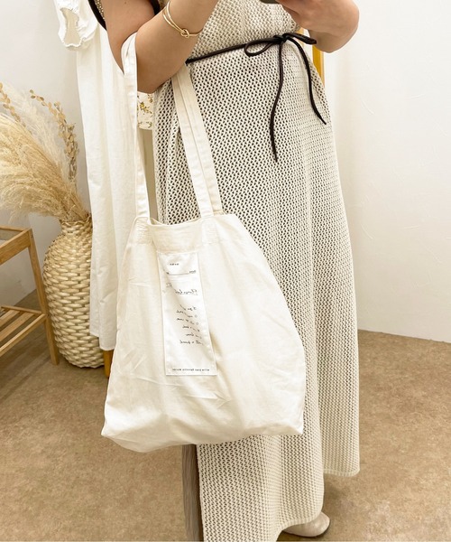 apres jour clair(アプレジュールクレア)の「【apres jour clair】clairロゴトートBAG【ZOZOTOWN限定アイテム】(トートバッグ・レディース・アイボリー/その他・フリ-)」の9枚目の写真