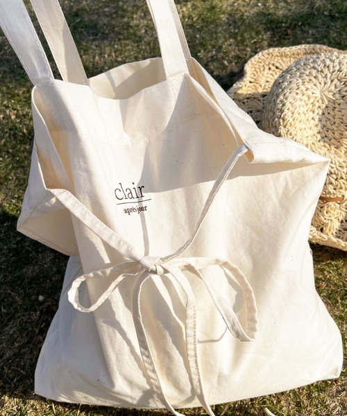 apres jour clair(アプレジュールクレア)の「【apres jour clair】clairロゴトートBAG【ZOZOTOWN限定アイテム】(トートバッグ・レディース・アイボリー/その他・フリ-)」の14枚目の写真