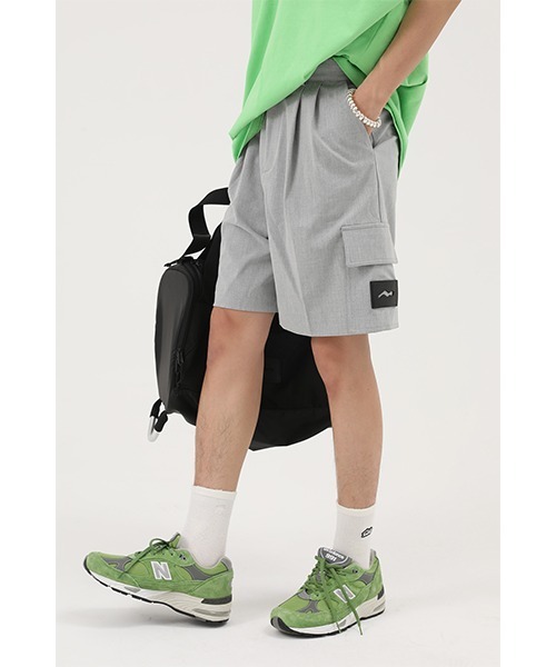 MASONPRINCE（メイソンプリンス）の「【MASONPRINCE】Bilateral pocket skin card short suit pants DK3007（その他パンツ・メンズ・ブラック/ライトグレー/ダークグレー・M/S/XL/L）」の3枚目の写真