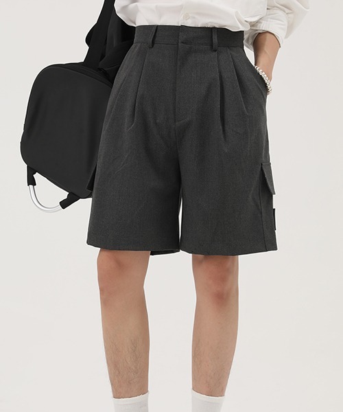 MASONPRINCE（メイソンプリンス）の「【MASONPRINCE】Bilateral pocket skin card short suit pants DK3007（その他パンツ・メンズ・ブラック/ライトグレー/ダークグレー・M/S/XL/L）」の11枚目の写真