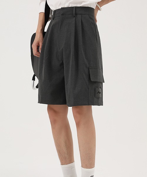 MASONPRINCE（メイソンプリンス）の「【MASONPRINCE】Bilateral pocket skin card short suit pants DK3007（その他パンツ・メンズ・ブラック/ライトグレー/ダークグレー・M/S/XL/L）」の12枚目の写真