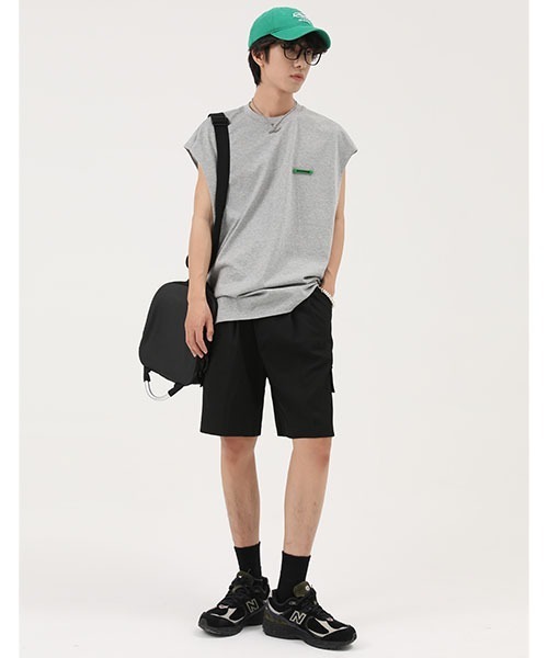 MASONPRINCE（メイソンプリンス）の「【MASONPRINCE】Bilateral pocket skin card short suit pants DK3007（その他パンツ・メンズ・ブラック/ライトグレー/ダークグレー・M/S/XL/L）」の16枚目の写真