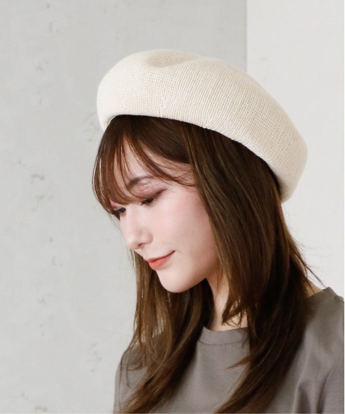 Per sist ence(パーシエンス)の「サーモベレー(ハンチング/ベレー帽・レディース・ブラック/マスタード/モカ/グレイッシュベージュ/ミント/ターコイズブルー/イエロー/オフホワイト/グレー/オレンジ・FREE)」の22枚目の写真