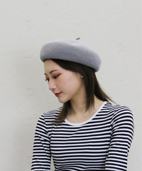 Per sist ence(パーシエンス)の「サーモベレー(ハンチング/ベレー帽・レディース・ブラック/マスタード/モカ/グレイッシュベージュ/ミント/ターコイズブルー/イエロー/オフホワイト/グレー/オレンジ・FREE)」の17枚目の写真
