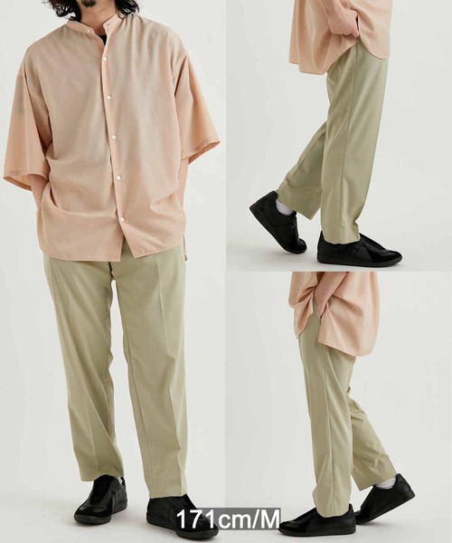 ADAM ET ROPE’ アダムエロペ テーパードパンツ ワンタック ADAM ET ROPE'（アダムエロペ）の「《WEB限定》ワンタック
