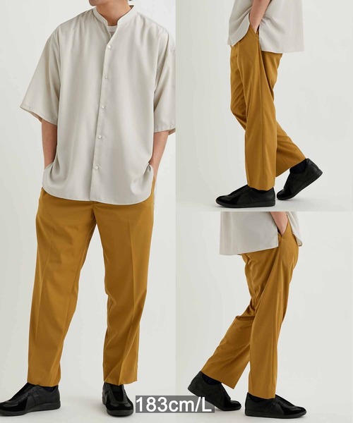 ADAM ET ROPE’ アダムエロペ テーパードパンツ ワンタック ADAM ET ROPE'（アダムエロペ）の「《WEB限定》ワンタック