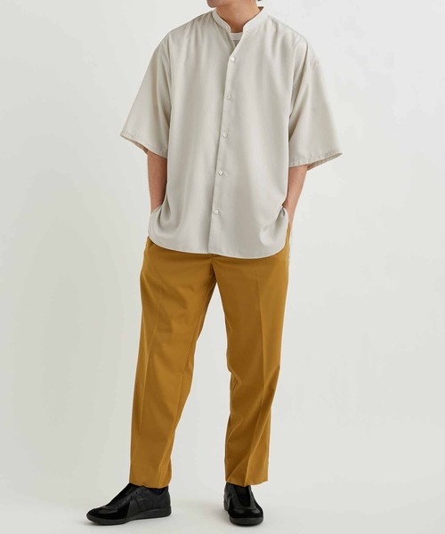 ADAM ET ROPE’ アダムエロペ テーパードパンツ ワンタック ADAM ET ROPE'（アダムエロペ）の「《WEB限定》ワンタック