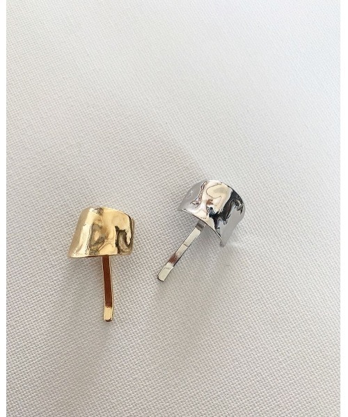 mou（モウ）の「デコボコプレートミニヘアーカフ（その他ヘアアクセサリー・レディース・ゴールド/シルバー・FREE）」の3枚目の写真