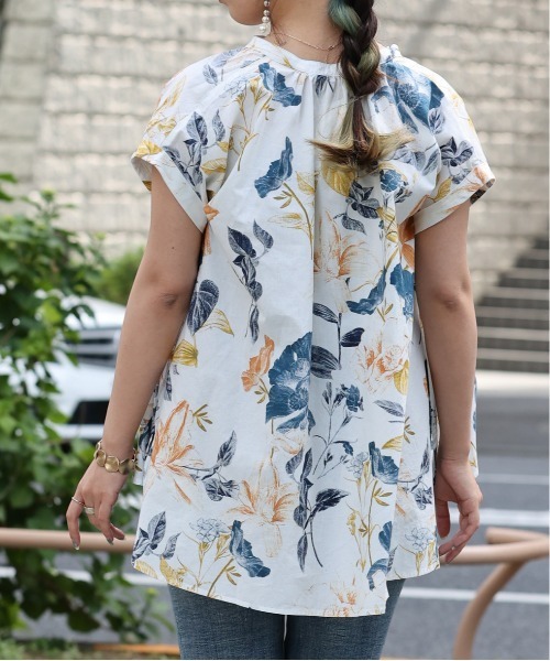 ARCANUM DESIGN（アルカナムデザイン）の「ARL ﾐﾆｽﾀﾝﾄﾞｽｷｯﾊﾟｰｼｬﾂ（シャツ/ブラウス・レディース・ホワイト/ブラック/ブルー・FREE）」の11枚目の写真