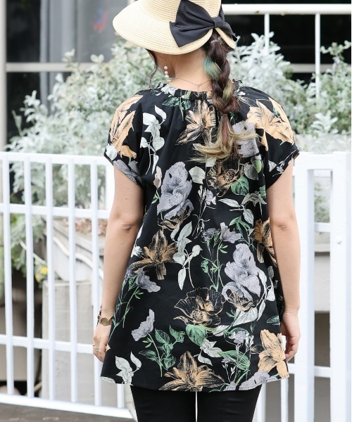 ARCANUM DESIGN（アルカナムデザイン）の「ARL ﾐﾆｽﾀﾝﾄﾞｽｷｯﾊﾟｰｼｬﾂ（シャツ/ブラウス・レディース・ホワイト/ブラック/ブルー・FREE）」の8枚目の写真