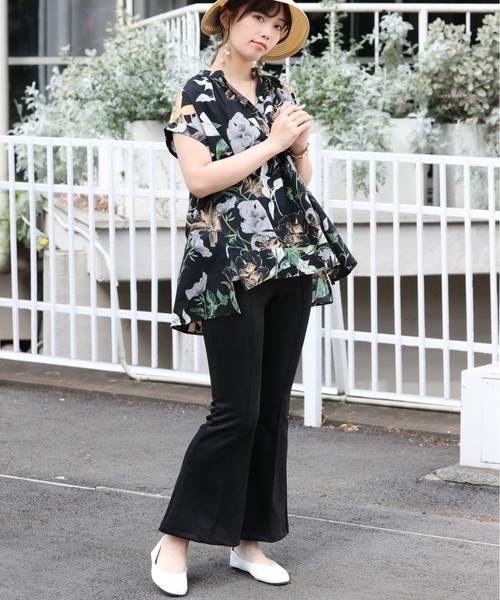 ARCANUM DESIGN（アルカナムデザイン）の「ARL ﾐﾆｽﾀﾝﾄﾞｽｷｯﾊﾟｰｼｬﾂ（シャツ/ブラウス・レディース・ホワイト/ブラック/ブルー・FREE）」の10枚目の写真