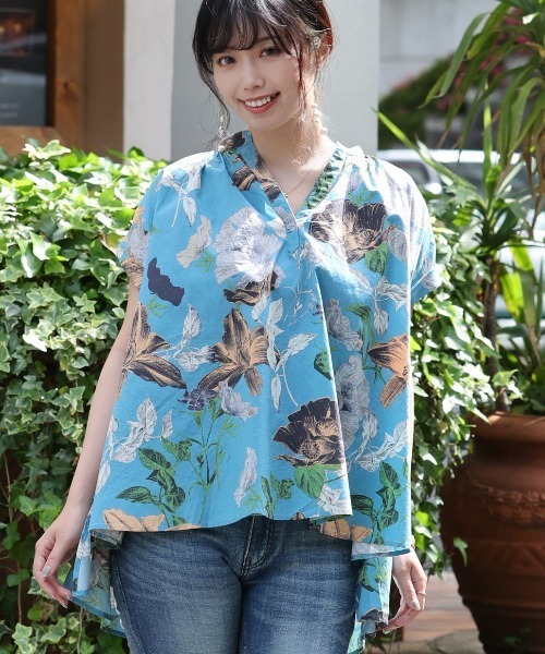 ARCANUM DESIGN（アルカナムデザイン）の「ARL ﾐﾆｽﾀﾝﾄﾞｽｷｯﾊﾟｰｼｬﾂ（シャツ/ブラウス・レディース・ホワイト/ブラック/ブルー・FREE）」の16枚目の写真