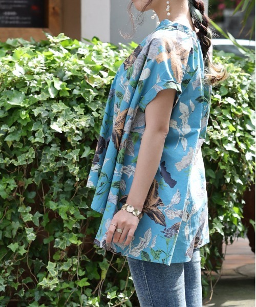 ARCANUM DESIGN（アルカナムデザイン）の「ARL ﾐﾆｽﾀﾝﾄﾞｽｷｯﾊﾟｰｼｬﾂ（シャツ/ブラウス・レディース・ホワイト/ブラック/ブルー・FREE）」の18枚目の写真