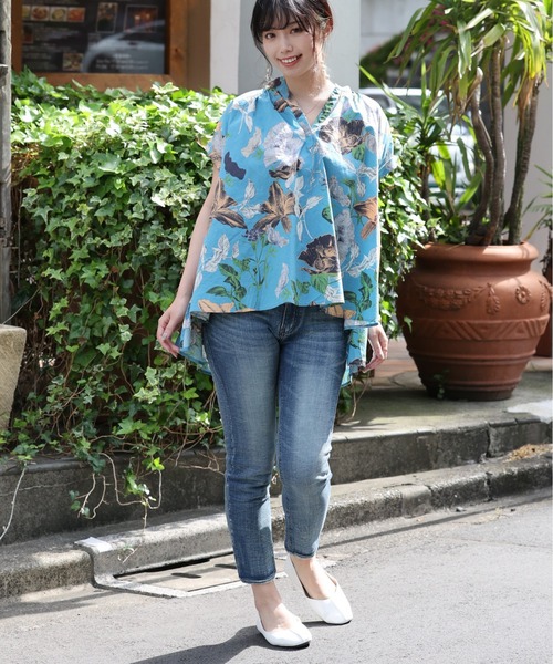 ARCANUM DESIGN（アルカナムデザイン）の「ARL ﾐﾆｽﾀﾝﾄﾞｽｷｯﾊﾟｰｼｬﾂ（シャツ/ブラウス・レディース・ホワイト/ブラック/ブルー・FREE）」の14枚目の写真