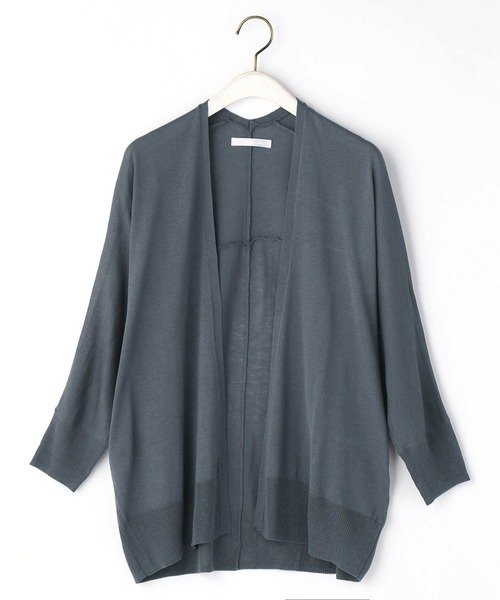 NICOLE white（ニコルホワイト）の「ドルマンニットトッパー（ニット/セーター・レディース・ブルー/ライトグレー/オフホワイト/ネイビー・FREE）」の19枚目の写真