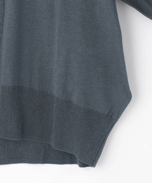 NICOLE white（ニコルホワイト）の「ドルマンニットトッパー（ニット/セーター・レディース・ブルー/ライトグレー/オフホワイト/ネイビー・FREE）」の17枚目の写真