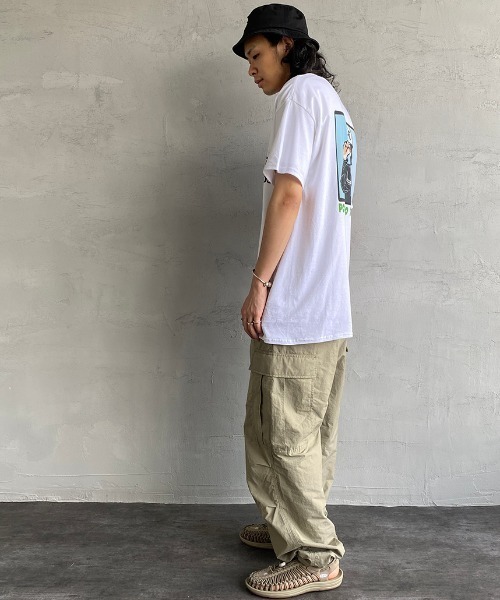 bend(s)（ベンズ）の「[BENDS×JEANS FACTORY/ベンズ×ジーンズファクトリー] 別注 グラフィックバックプリントTシャツ JL（Tシャツ/カットソー・レディース・ホワイト/サンドベージュ・M/L）」の8枚目の写真