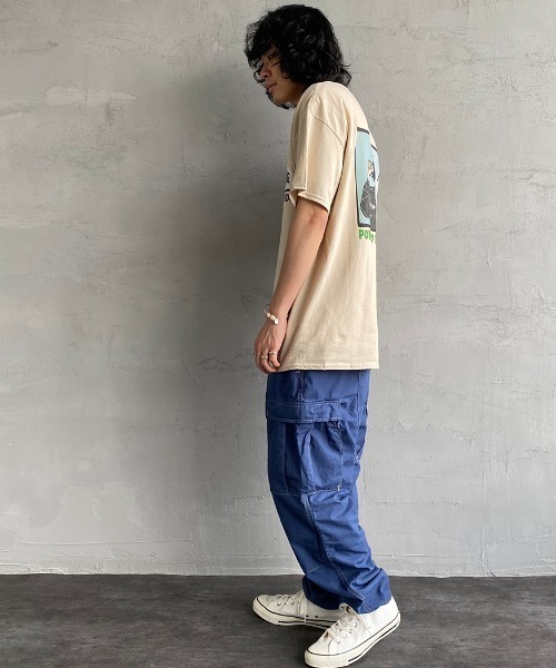 bend(s)（ベンズ）の「[BENDS×JEANS FACTORY/ベンズ×ジーンズファクトリー] 別注 グラフィックバックプリントTシャツ JL（Tシャツ/カットソー・レディース・ホワイト/サンドベージュ・M/L）」の22枚目の写真