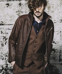 NO ID. | カウレザートラックBLZ(ブルゾン)