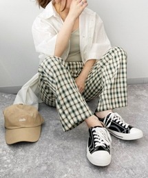 Heather | チェックガライージーパンツ　956609(その他パンツ)