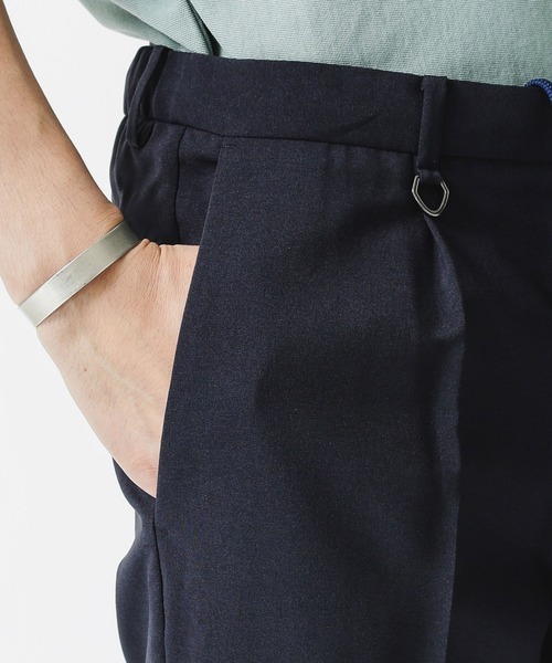 NANO universe（ナノユニバース）の「ダメリーノ　メランジライトセットアップ（セットアップ・メンズ・ネイビー/ブラック・L/XL/S/M）」の13枚目の写真