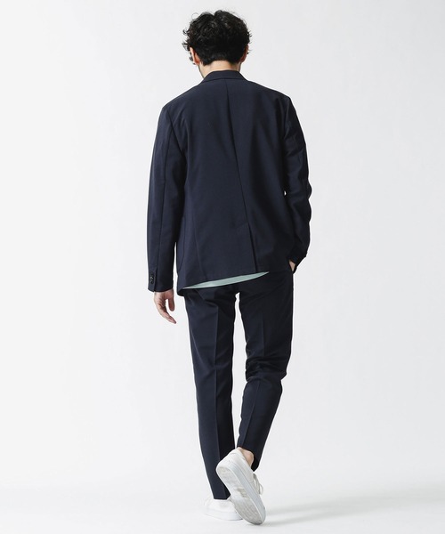 NANO universe（ナノユニバース）の「ダメリーノ　メランジライトセットアップ（セットアップ・メンズ・ネイビー/ブラック・L/XL/S/M）」の3枚目の写真