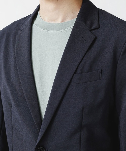 NANO universe（ナノユニバース）の「ダメリーノ　メランジライトセットアップ（セットアップ・メンズ・ネイビー/ブラック・L/XL/S/M）」の5枚目の写真