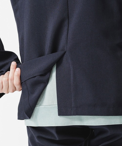 NANO universe（ナノユニバース）の「ダメリーノ　メランジライトセットアップ（セットアップ・メンズ・ネイビー/ブラック・L/XL/S/M）」の8枚目の写真