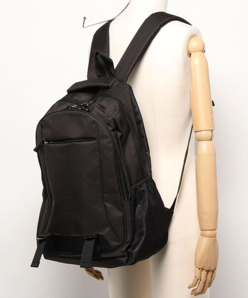 Fashion Letter（ファッションレター）の「男女兼用A4サイズOK多機能バックパックリュックサック（バックパック/リュック・レディース・ブラック/グレー・FREE）」の22枚目の写真