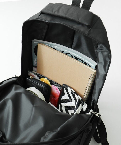 Fashion Letter（ファッションレター）の「男女兼用A4サイズOK多機能バックパックリュックサック（バックパック/リュック・レディース・ブラック/グレー・FREE）」の16枚目の写真