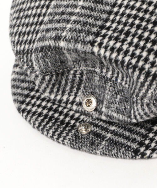 BEAMS BOY（ビームスボーイ）の「BEAMS BOY / チェック ハンチング（ハット・レディース・ネイビー/ブラック系その他4・ONE SIZE）」の5枚目の写真