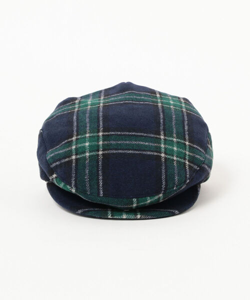 BEAMS BOY（ビームスボーイ）の「BEAMS BOY / チェック ハンチング（ハット・レディース・ネイビー/ブラック系その他4・ONE SIZE）」の6枚目の写真