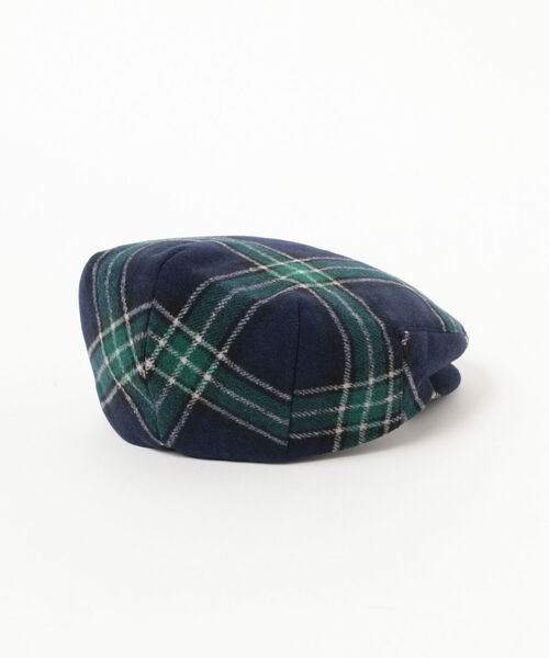 BEAMS BOY（ビームスボーイ）の「BEAMS BOY / チェック ハンチング（ハット・レディース・ネイビー/ブラック系その他4・ONE SIZE）」の7枚目の写真