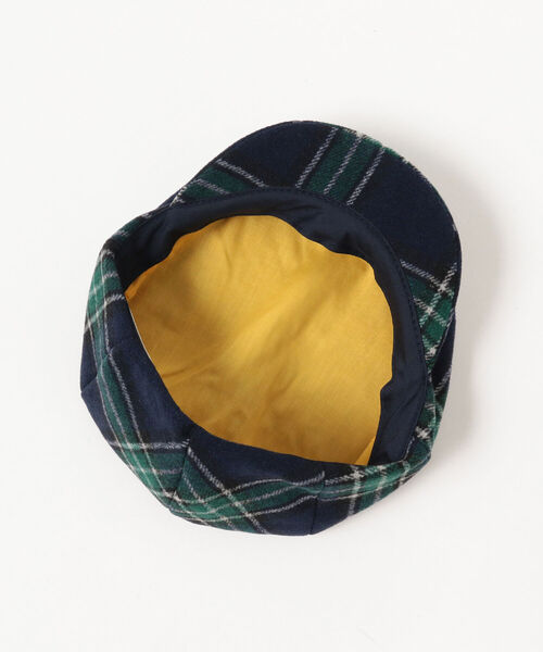 BEAMS BOY（ビームスボーイ）の「BEAMS BOY / チェック ハンチング（ハット・レディース・ネイビー/ブラック系その他4・ONE SIZE）」の10枚目の写真