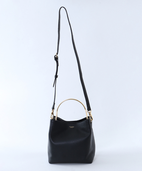 Tiara（ティアラ）の「【VIOLAd'ORO】2WAYショルダーバッグ（縦型）（ショルダーバッグ・レディース・ライトグレー/ブラック/パープル・FREE）」の2枚目の写真