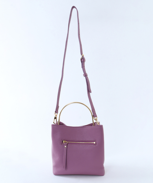 Tiara（ティアラ）の「【VIOLAd'ORO】2WAYショルダーバッグ（縦型）（ショルダーバッグ・レディース・ライトグレー/ブラック/パープル・FREE）」の6枚目の写真