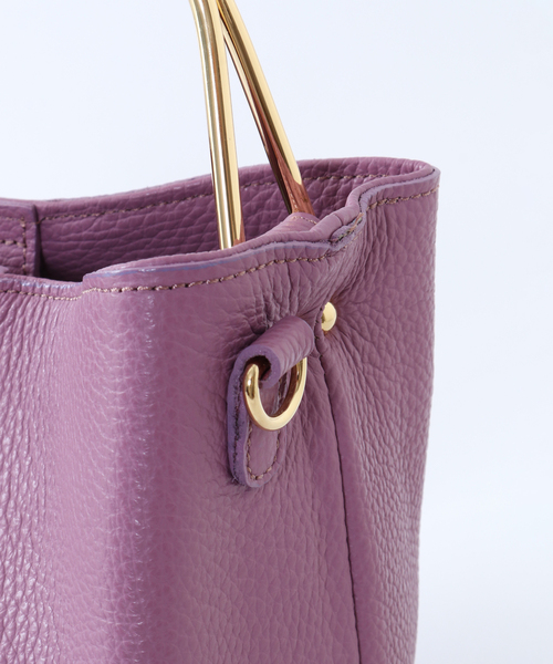 Tiara（ティアラ）の「【VIOLAd'ORO】2WAYショルダーバッグ（縦型）（ショルダーバッグ・レディース・ライトグレー/ブラック/パープル・FREE）」の11枚目の写真