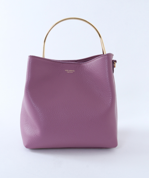 Tiara（ティアラ）の「【VIOLAd'ORO】2WAYショルダーバッグ（縦型）（ショルダーバッグ・レディース・ライトグレー/ブラック/パープル・FREE）」の10枚目の写真