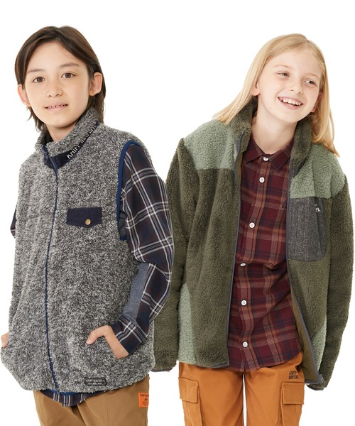 KRIFF MAYER Kid's Collection（クリフメイヤーキッズコレクション）の「バイカラーシャツ（シャツ/ブラウス・キッズ・ワインレッド/ネイビー/ベージュ・170/150/130/140/120/160）」の7枚目の写真