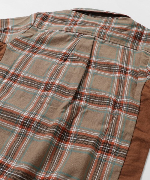 KRIFF MAYER Kid's Collection（クリフメイヤーキッズコレクション）の「バイカラーシャツ（シャツ/ブラウス・キッズ・ワインレッド/ネイビー/ベージュ・170/150/130/140/120/160）」の12枚目の写真