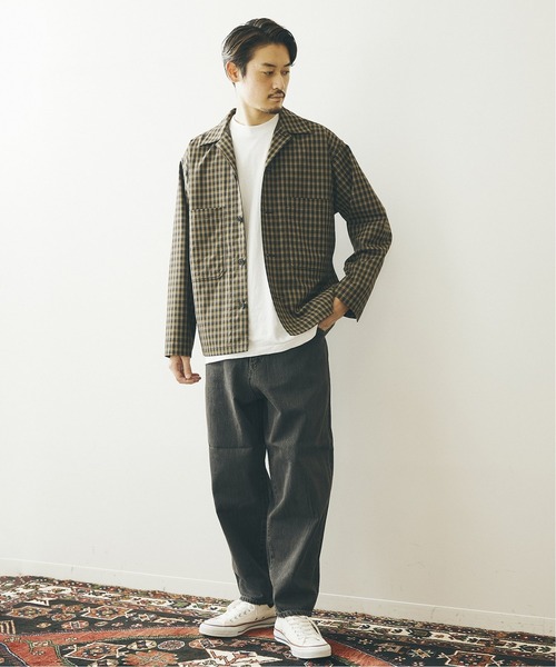 JOURNAL STANDARD（ジャーナルスタンダード）の「【人気デニム殿堂入りベストセラー21FW】バルーン デニム パンツ（デニムパンツ・メンズ・ブラック/ネイビー/ナチュラル/ネイビー系・MEDIUM/LARGE/SMALL/X-LARGE）」の5枚目の写真