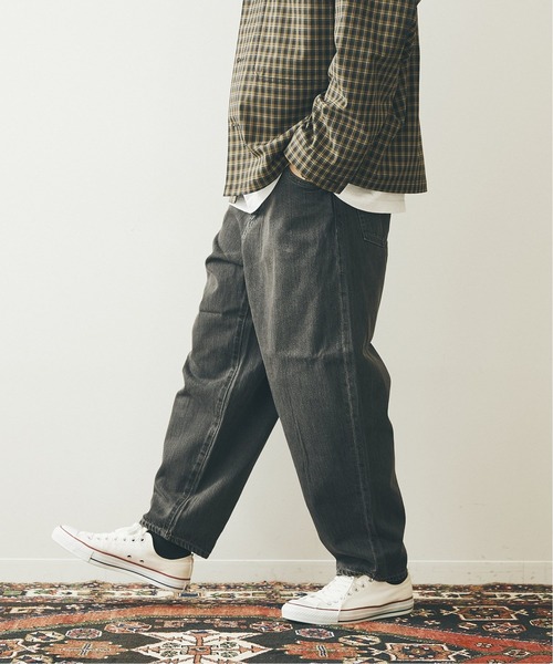 JOURNAL STANDARD（ジャーナルスタンダード）の「【人気デニム殿堂入りベストセラー21FW】バルーン デニム パンツ（デニムパンツ・メンズ・ブラック/ネイビー/ナチュラル/ネイビー系・MEDIUM/LARGE/SMALL/X-LARGE）」の11枚目の写真