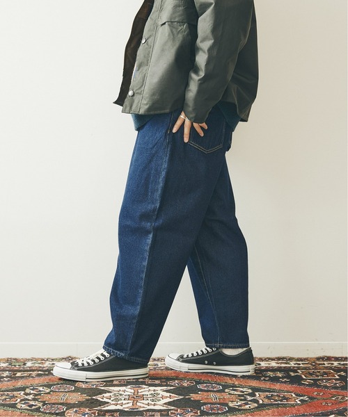 JOURNAL STANDARD（ジャーナルスタンダード）の「【人気デニム殿堂入りベストセラー21FW】バルーン デニム パンツ（デニムパンツ・メンズ・ブラック/ネイビー/ナチュラル/ネイビー系・MEDIUM/LARGE/SMALL/X-LARGE）」の19枚目の写真