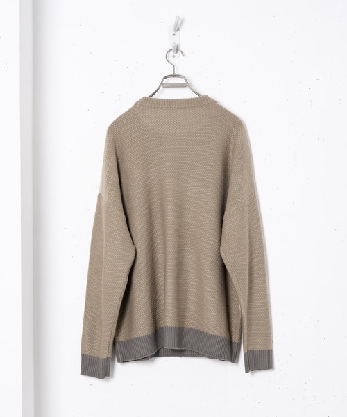 CASPER JOHN（キャスパージョン）の「Argyle Batik Knit/アーガイルバティックニット（ニット/セーター・メンズ・チャコールグレー/ベージュ・SMALL/MEDIUM/LARGE）」の17枚目の写真