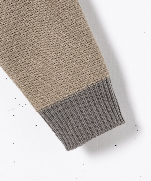 CASPER JOHN（キャスパージョン）の「Argyle Batik Knit/アーガイルバティックニット（ニット/セーター・メンズ・チャコールグレー/ベージュ・SMALL/MEDIUM/LARGE）」の22枚目の写真