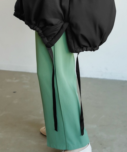 Birthday room（バースデイルーム）の「大人カジュアルにぴったり。モンスターオーバーシルエットパーカーコート（モッズコート・レディース・ブラック/カーキ・FREE）」の13枚目の写真