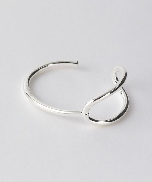 green label relaxing（グリーンレーベルリラクシング）の「メタルフレーム アシンメトリー ブレスレット（ブレスレット・レディース・シルバー/ゴールド・FREE）」の7枚目の写真