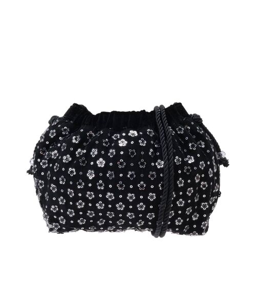 merry jenny（メリージェニー）の「flowerスパンコールポシェット（ショルダーバッグ・レディース・ブラック/ベージュ・FREE）」の9枚目の写真
