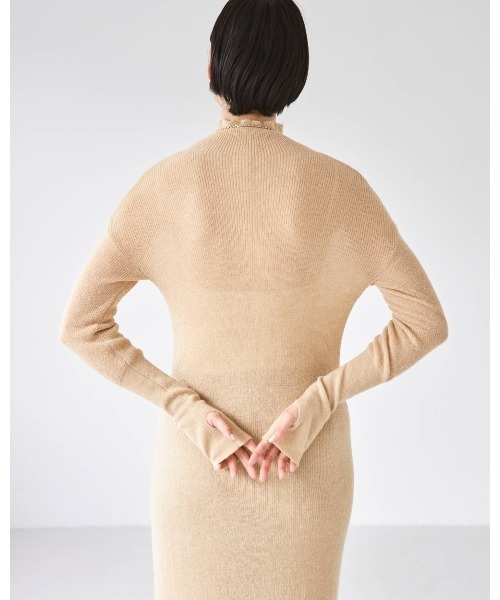 TODAYFUL - TODAYFUL スリットリブニットワンピース ハイネック ニット 白 秋冬 59686095b_14_d_215.jpg